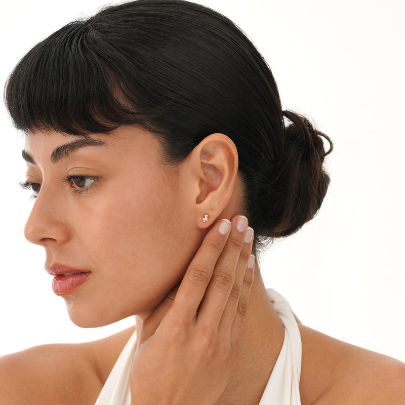 Petite Cluster Lab Diamond Studs, Zephyla