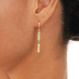 Natural Peridot Drop Earrings, Elaraya