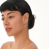 Dainty Diamond Spike Dangle Huggies, Olyn