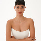 Solid Gold Emerald Oval Necklace, Loa