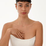 Natural Baguette Aquamarine Necklace, Vix