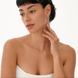 Natural Baguette Aquamarine Necklace, Vix