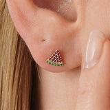 Watermelon Slice Stud Earrings, Azra