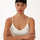 Solid Gold Citrine Oval Necklace, Loa