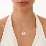 Gold Sun Tag Pendant, Seralyth