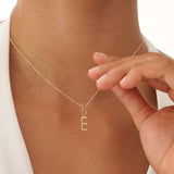 Solid Gold Initial Charm, Virelynn