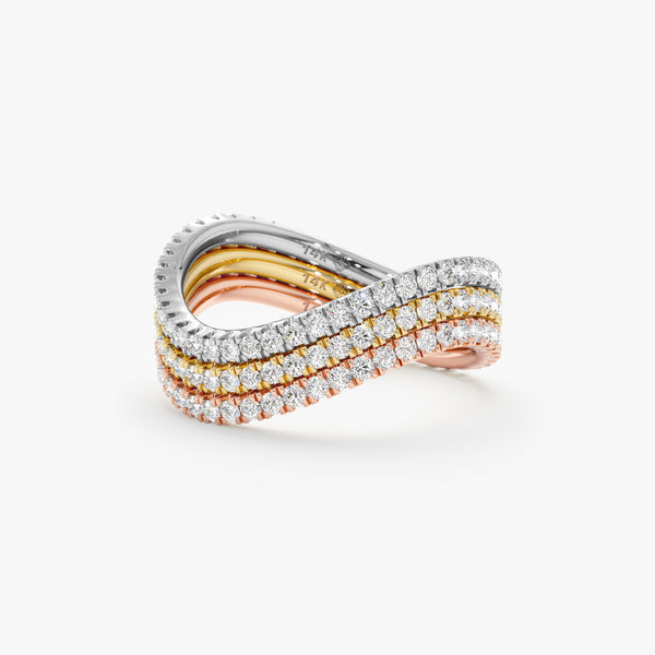 solid gold full eternity bands