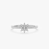 Diamond Starburst Ring, Tyn