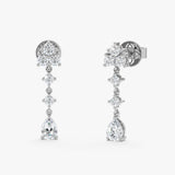 Lab Grown Diamond Drop Earrings, Mirielle