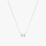 Baguette Diamond Necklace, Zaniel