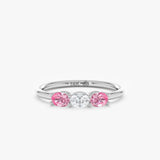 Three Stone Sapphire Ring, Zelindra