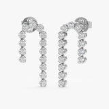 Lab Grown Diamond Drop Earrings, Zemirae