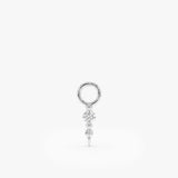 Dainty Diamond Spike Dangle Charm, Olyn