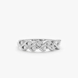 Lab Grown Diamond Criss-Cross Ring, Thalynne