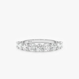 3.4 mm Round Diamond Half-Eternity, Dovie