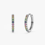 White Gold Lightweight Hoop