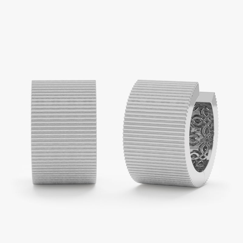 Wide Huggie Earrings, Bonnie