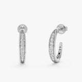 Lab Grown Diamond Hoop, Ondine