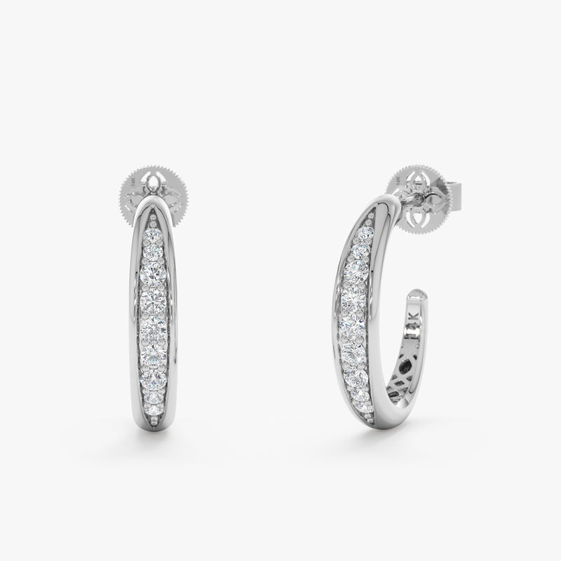 Lab Grown Diamond Hoop, Ondine
