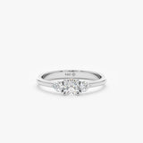white gold classic engagement band