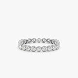 white gold eternity ring