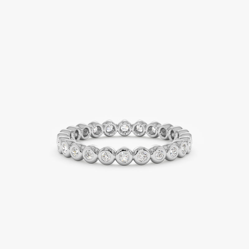 white gold eternity ring