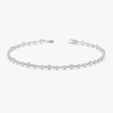Graduated Lab Grown Diamond Tennis Bracelet, Vaelin