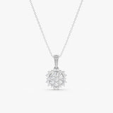 Diamond Starburst Pendant Necklace, Dream