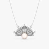 Pearl Pendant Necklace, Zanarelle