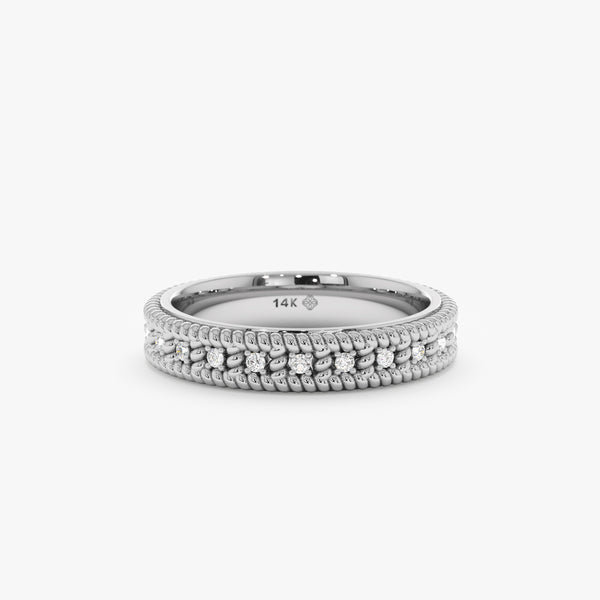 white gold diamond wedding ring