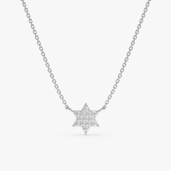 White Gold Handcrafted Mini Star