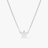 white gold personalized choker 