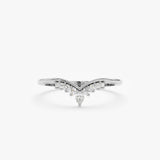 white gold diamond band