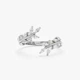 white gold fancy cut band