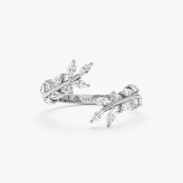 white gold fancy cut band