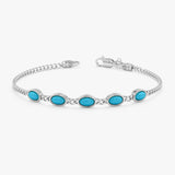 Turquoise Station Bracelet, Avenara