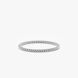 white gold wedding band