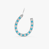 Turquoise Horseshoe Charm, Zanitha