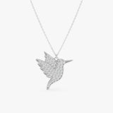 Diamond Hummingbird Necklace, Ophirelia