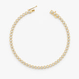 2ctw Bezel Set Lab Grown Diamond Tennis Bracelet, Ysolara