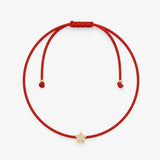 Petite Pave Star String Bracelet, Nivaria