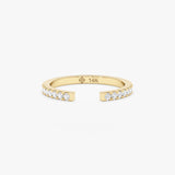 Lab Grown Diamond Cuff Ring, Anouk