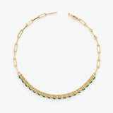 Lab Grown Emerald Bracelet, Velastra