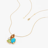 Cluster Gemstone Necklace,