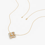prong set clear diamond april birthstone