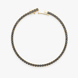 Black Diamond Tennis Bracelet, Genuine Black Diamond Bracelet, Serelina