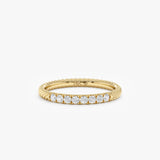 Dainty Rope Diamond Ring, Zelma