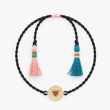 Ruby Heart Coin Bracelet, Elarisyn