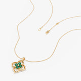 Emerald Clover Necklace, Sorelline