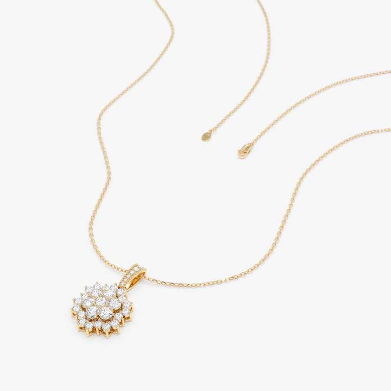 Diamond Starburst Pendant Necklace, Dream